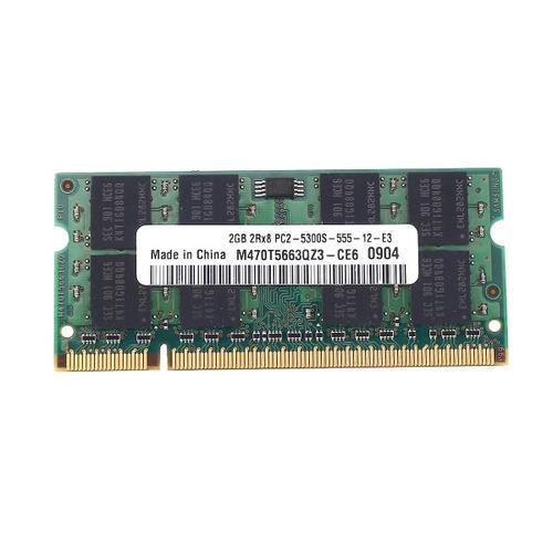 DDR2 2 Go de mémoire RAM PC2 5300 Ordinateur portable RAM Memoria SODIMM RAM 667MHz Mémoire 200Pin RAM Mémoire