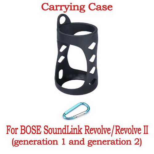Support de socle de charge USB DC 5V,1,5 A,base de chargeur pour Bose SoundLink REvolve +/REvolve + II pour Bose SoundLink REvolve/REvolve II - Type Black Carrying Case #B