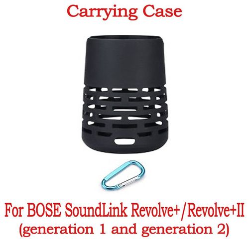 Support de socle de charge USB DC 5V,1,5 A,base de chargeur pour Bose SoundLink REvolve +/REvolve + II pour Bose SoundLink REvolve/REvolve II - Type Black Carrying Case #A