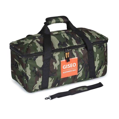 Sac de rangement étanche pour haut-parleur compatible Bluetooth,sangle réglable,étui de rangement portable pour JBL BOOMBOX 3,BOOMBOX 2 - Type Camouflage