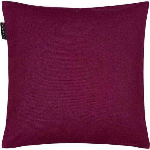 Housse De Coussin 40x40 Cm, 100% Coton, Lavable En Machine, Aubergine