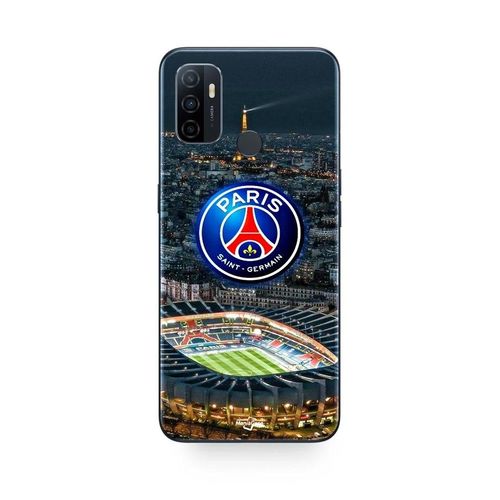 Coque Oppo A32 Psg Logo Stade Nuit Tour Eiffel