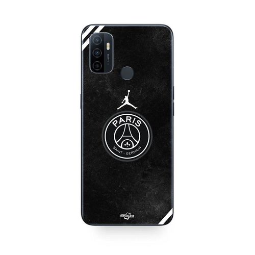 Coque Oppo A32 Psg Jordan Logo Noir