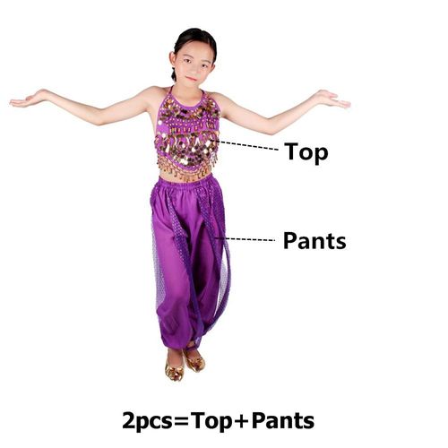 Costumes De Danse Du Ventre Pour Enfants,Danse Du Ventre Pour Filles,Ensemble De Danse Du Ventre Pour Enfants,Vêtements De Danse Du Ventre Pour Enfants,6 Couleurs Indiennes,Financièrement