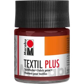 Marabu Peinture Pour Tissu Textil Plus, 50 Ml, Brun Moyen046