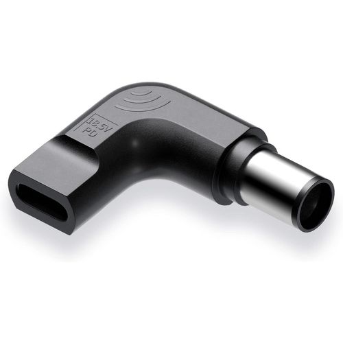 Adaptateur USB c vers DC 7.4 * 5.0mm, Adaptateur USB C vers 19V DC 7.4mm PD USB C Femelle à DC Mâle Convertisseur de Prise Jack pour HP Pavilion ProDesk EliteDesk Compaq ProBook EliteBook