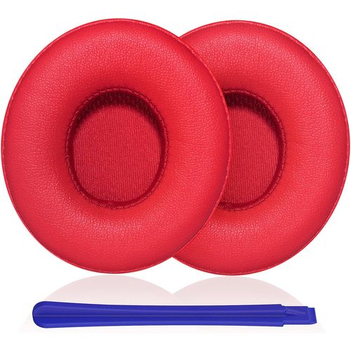 Coussinets de Remplacement pour Casques Beats Solo 3/Beats Solo 2,Rouge