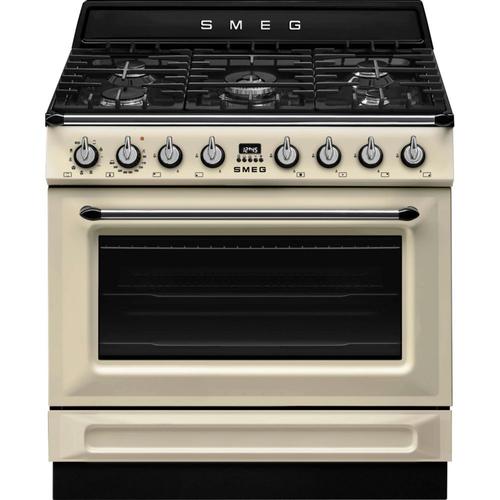 Smeg - Piano de cuisson gaz TR90GMP - Beige