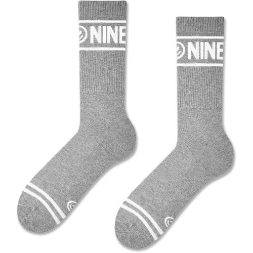 Zooksy Chaussettes Sportives Nineties Antidérapantes 36-40 Gris