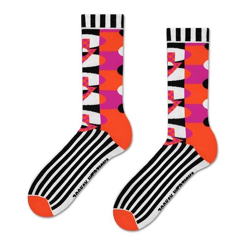 Zooksy Chaussettes Fluorescentes Années '90 Néon Uv Lumineux, 36-40, Respect
