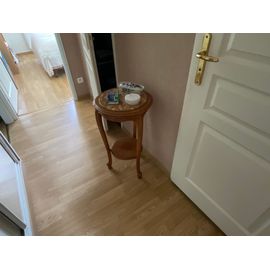 Petite Table Sellette Ronde En Bois En Bon État