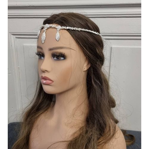 Bijou De Tête Algérien Argenté "Khit El Rouh"