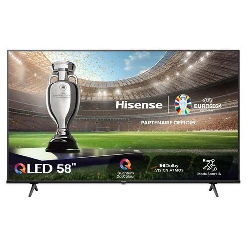 HISENSE Téléviseur 4K QLED 58'' 146 cm 58E77NQ