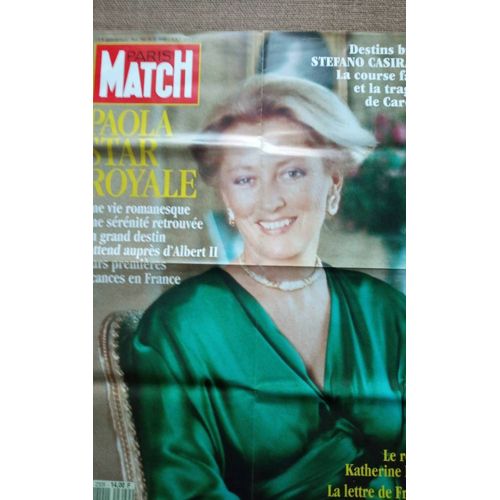 Affiche Une Paris-Match Numéro 2309