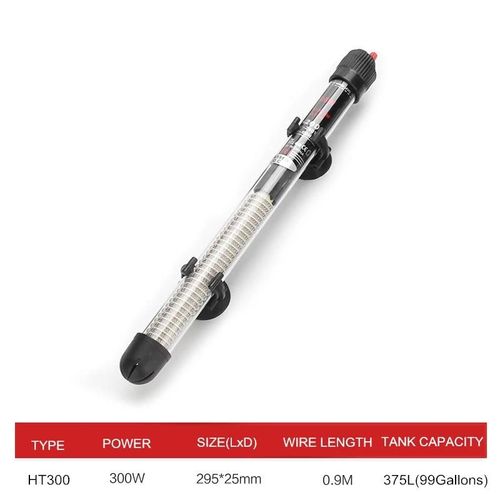 Thermostat À Température Réglable Submersible,Tige De Chauffe-Eau Pour Aquarium- 300w-Eu Plug 220v