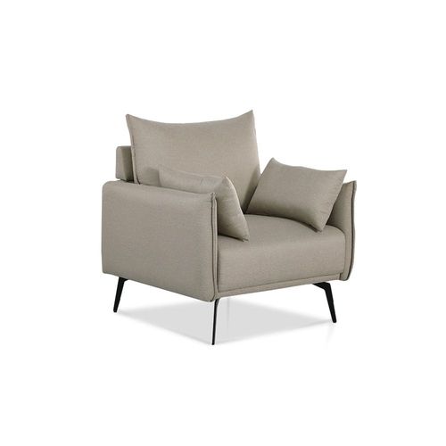 Fauteuil Scandinave 1 Place Beige - Ivar