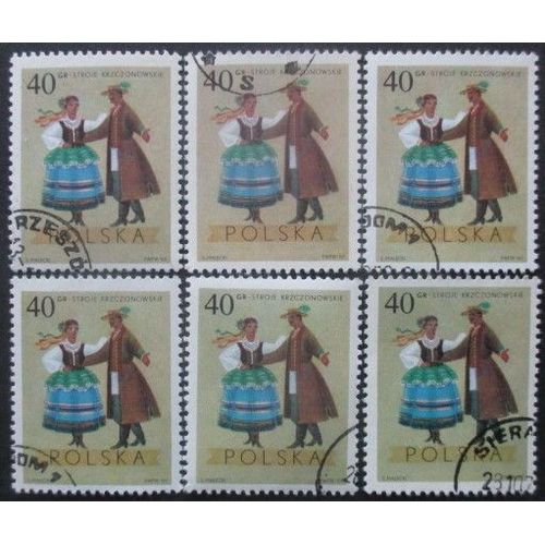 Pologne N°1801 X 6 Oblitéré