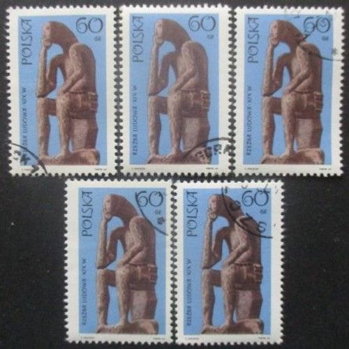 Pologne N°1823 X 5 Oblitéré