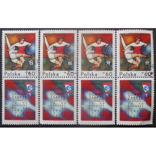 Pologne N°1858 X 4 Oblitéré
