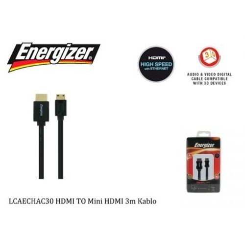 Câble HDMI vers Mini HDMI Energizer LCAECHAC30 de 3 m