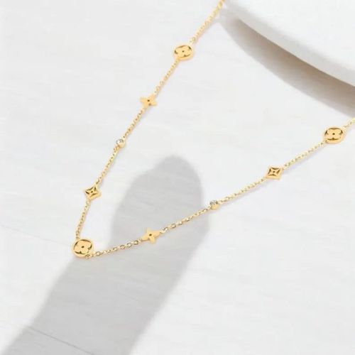 Collier Femme Luxe Plaqué Or
