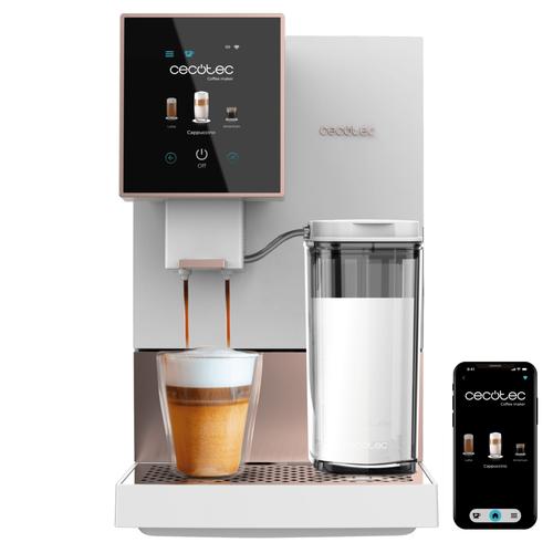 Cremmaet Compactccino Connected White Rose Machine à café super-automatique Cecotec