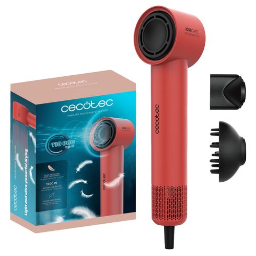 Ionicare Rockstar Style Red Séchoir Cecotec