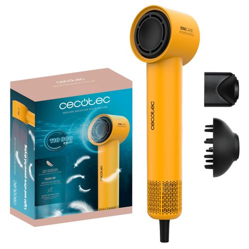 Ionicare Rockstar Style Yellow Séchoir Cecotec