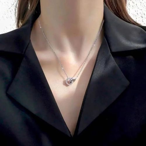 Collier Pendentif Chiffres Romains 