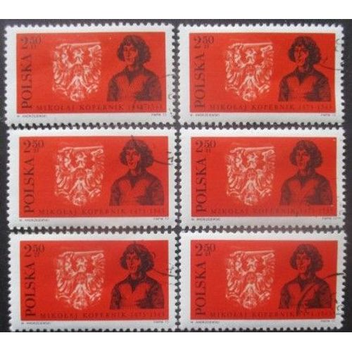 Pologne N°2029 X 6 Oblitéré