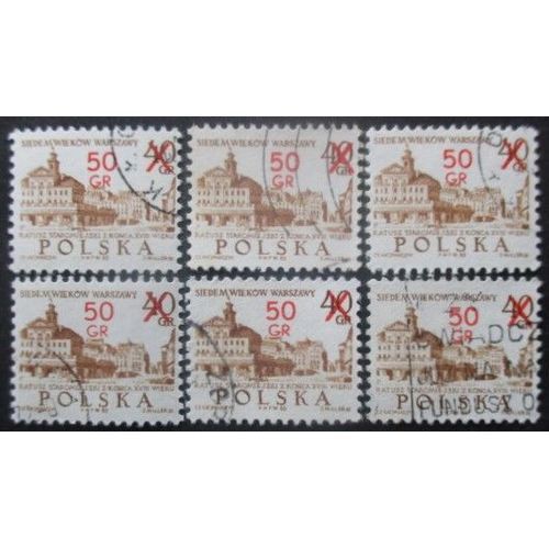 Pologne N°2041 X 6 Oblitéré