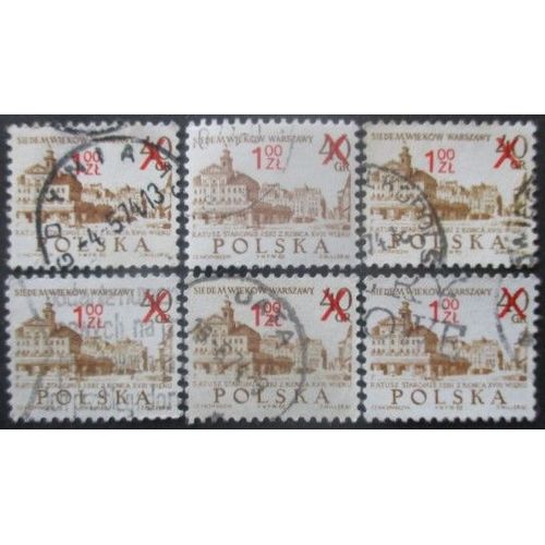 Pologne N°2043 X 6 Oblitéré