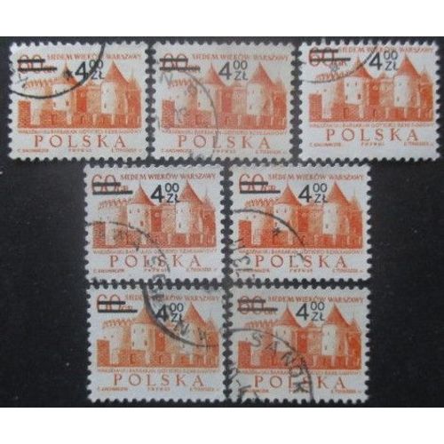 Pologne N°2046 X 7 Oblitéré