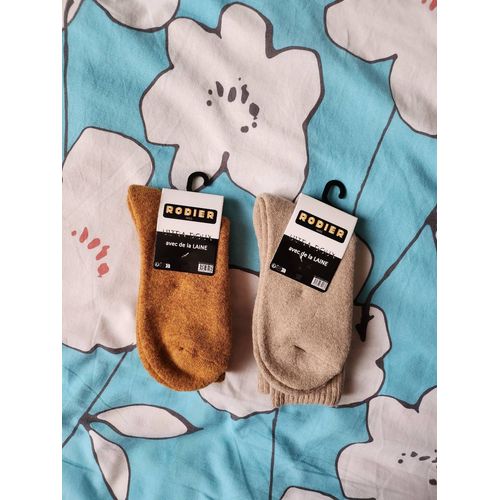 Lot De 2 Paires De Chaussettes Rodier Laine 39/41