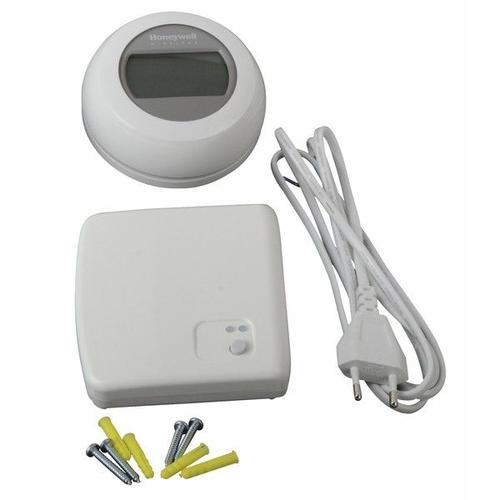 Thermostat d'ambiance sans fil rond Y87RF + relais de commande de chaudière BDR91 - HONEYWELL HOME : Y87RF2058