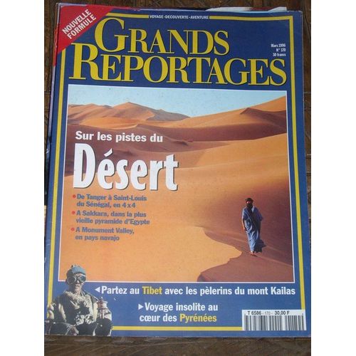Grands Reportages N° 170 : Sur Les Pistes Du Desert