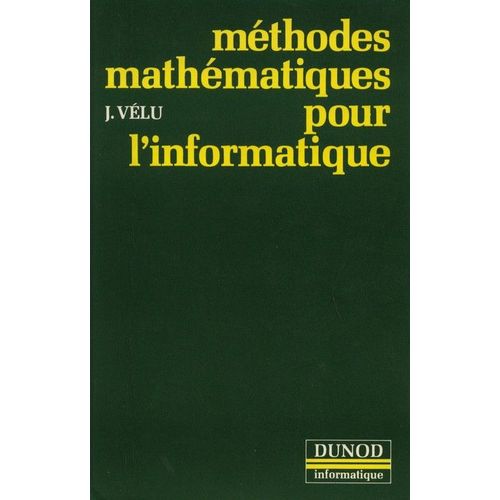 Méthodes Mathématiques Pour L'informatique