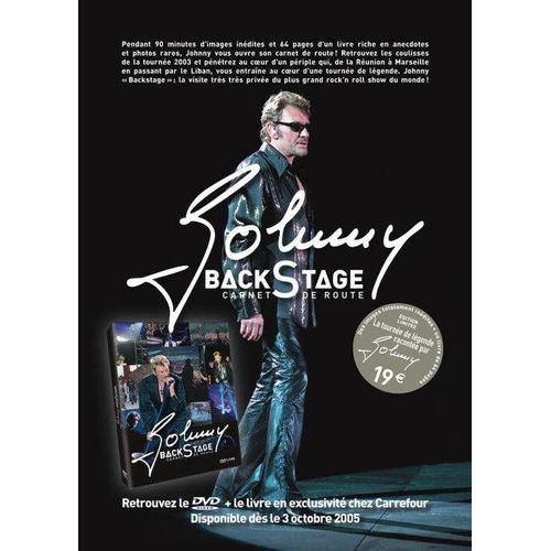 Johnny Backstage Carnet De Route