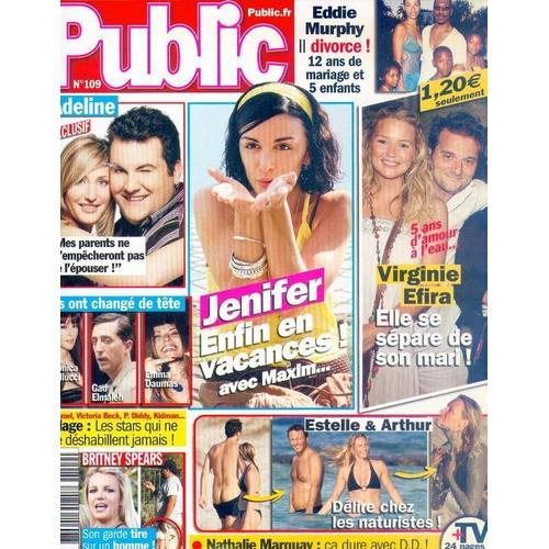 Public N° 109 : Jenifer Enfin En Vacances Avec Maxim...