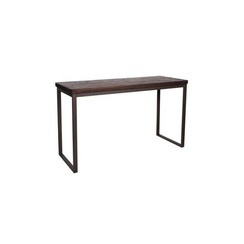 Mange Debout Plateau Bois Massif Marron L160