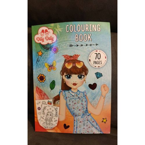Dilly Dally Coulouring Book Livre De Coloriage 70 Pages