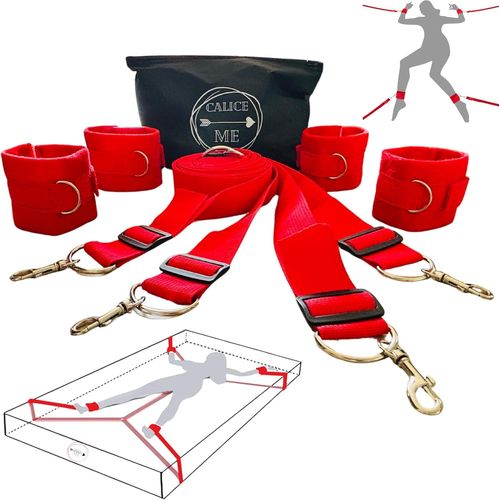 Kit De Bondage Bdsm Avec Menottes Sex Lit - Sex Toys Couple Pour Adultes, Menottes Sexy Érotique, Jouet Sexualité Couple, Jeux Sexuels Pour Adultes, Accessoires Bondage Homme Et Femme, Coffret Sex