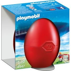 Playmobil 4947 - Joueur De Football Avec Cage Au But