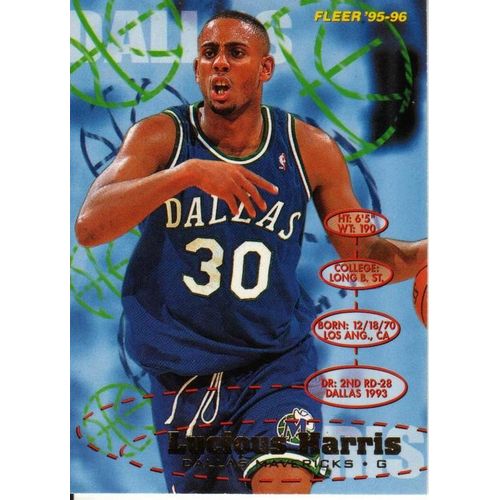 Lucious Harris - Fleer ' 95-96 - N° 33