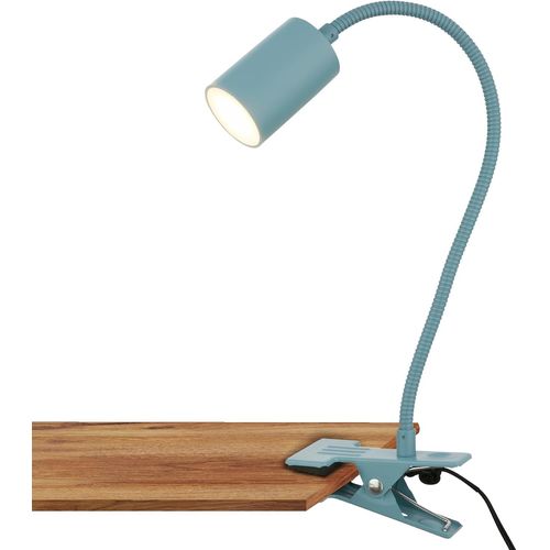 Lampe De Bureau Avec Interrupteur, Couleur Blanc Chaud, Orientable, Fiche, Lampe De Lecture, Lampe À Pince, Lampe De Chevet, Lampe De Lecture Enfants, Lampe De Bureau, Hauteur 40cm, Bleu