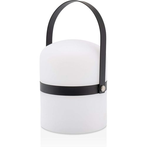 Lampe Led Design Rechargeable Sans Fil Avec Poignée, Usage Intérieur Et Extérieur, Lanterne Étanche Ip44, Luminosité Réglable, Autonomie 72 H, Noir