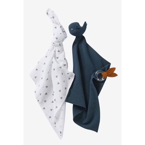 Doudou Baleine Lange Coton Jouet Bébé Vertbaudet 