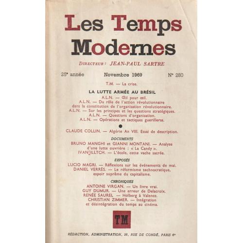 Les Temps Modernes, N° 280 [Novembre 1969]