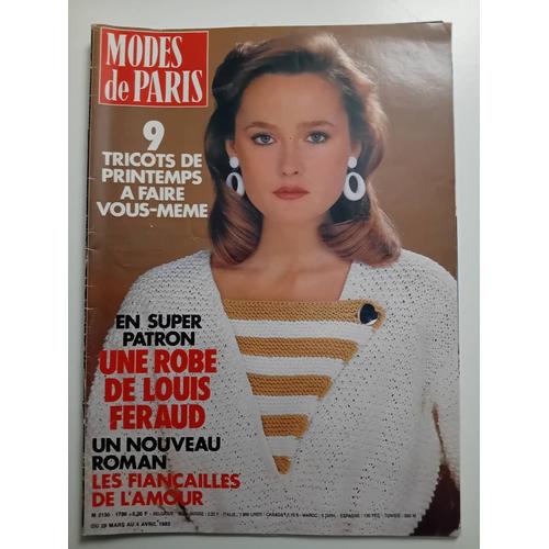 Modes De Paris N. 1786 Du 29 Mars 1983