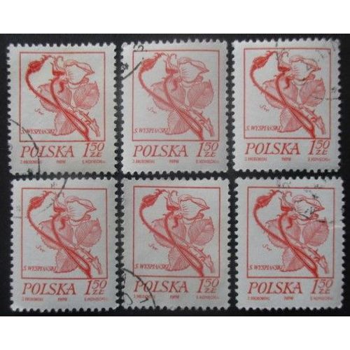 Pologne N°2138 X 6 Oblitéré